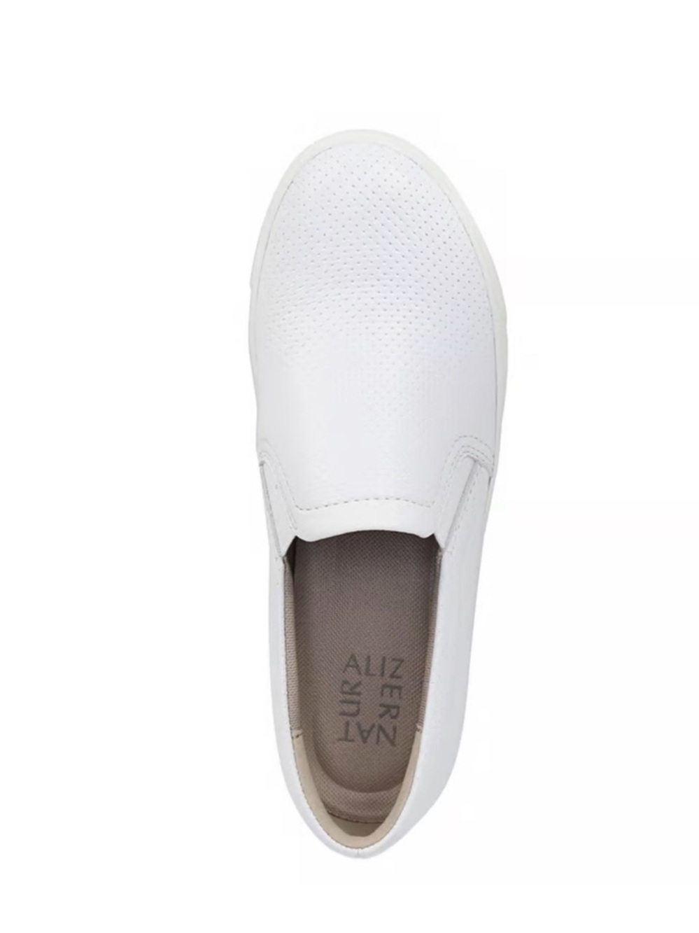 Naturalizer Women's White Slip-On Loafers - Picture 5 of 8